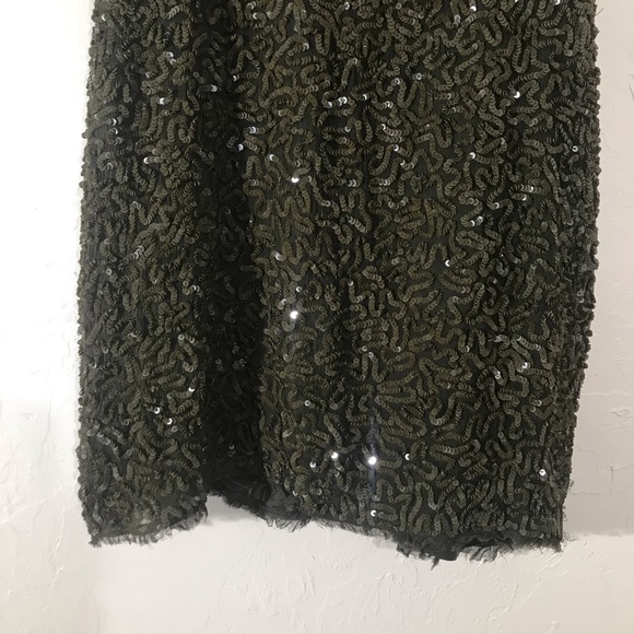 Alice + Olivia Sequin Racerback Mini Shift Dress - Picture 4 of 8
